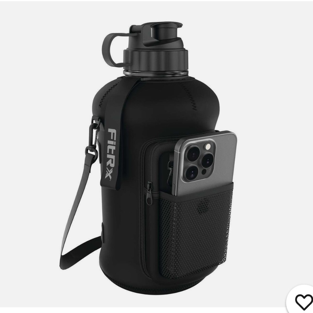 FITRX Voyager 68 oz Water Bottle with Phone Holder